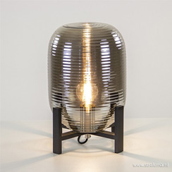 Glazen verlichting voor elke woonsmaak Verlichting met smokey / titanium-look glas